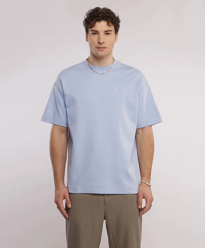 Heren T-shirt blauw