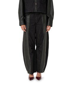 GZjunia HW barrel jeans zwart