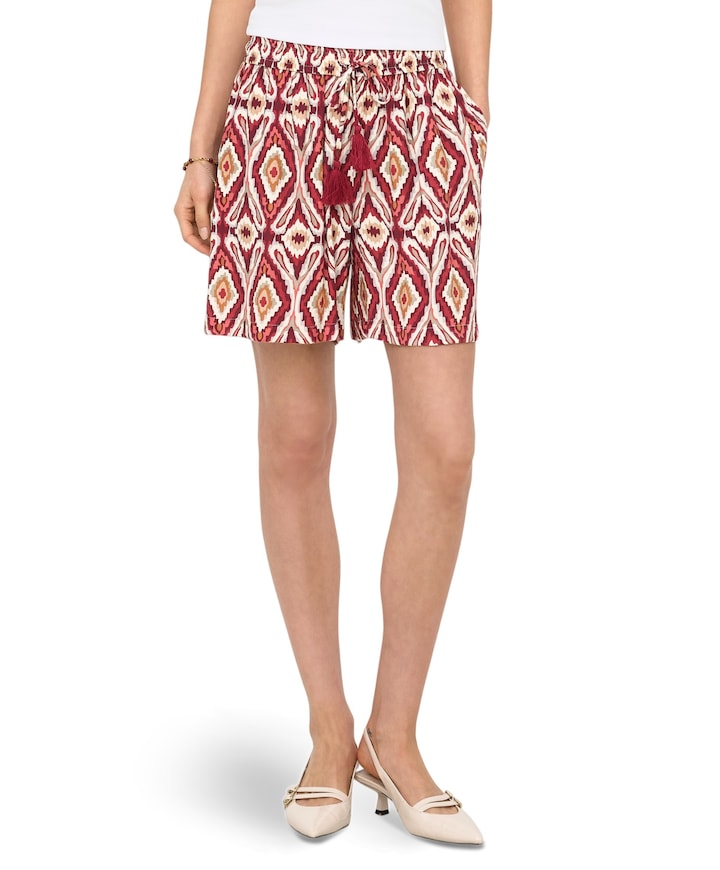 ONLMIKASI STRING DETAIL WVN dames korte broek rood