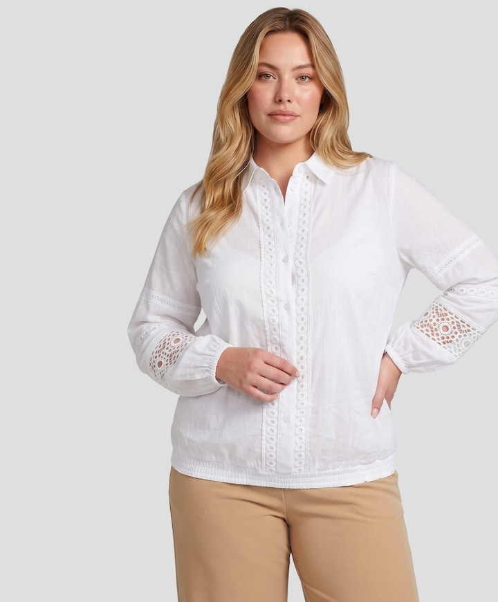 Dames blouse ecru