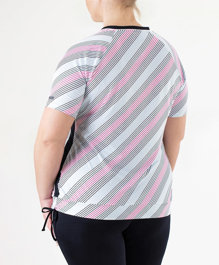 Dames plussize t-shirt wit