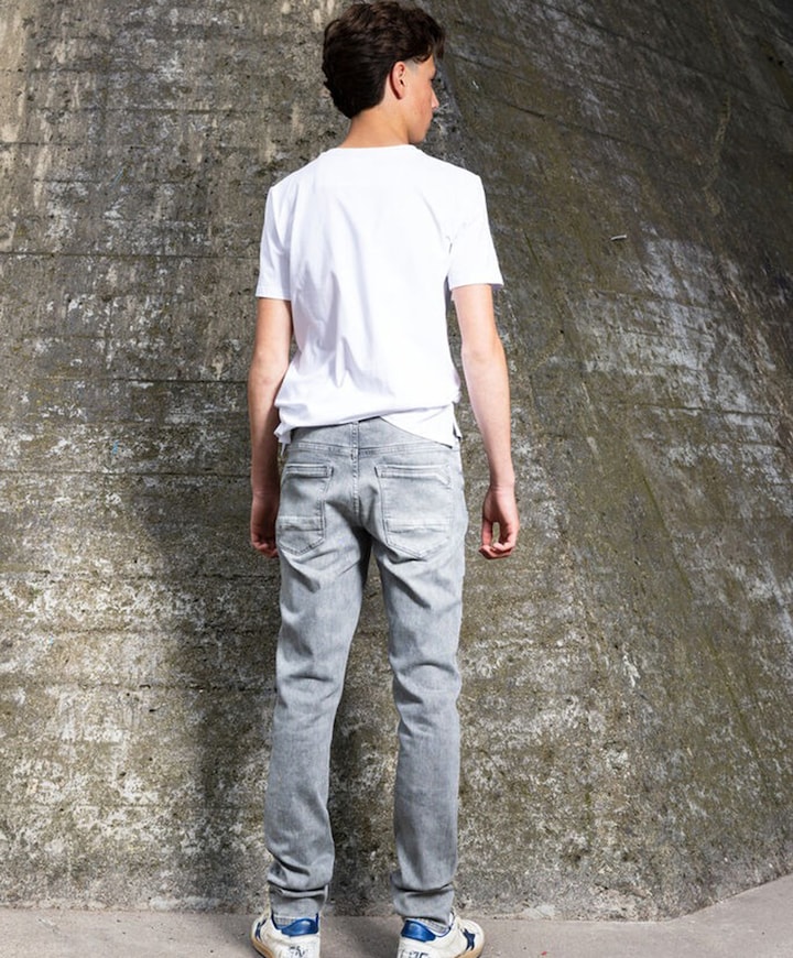 Straight Fit Jeans jongens jeans grijs