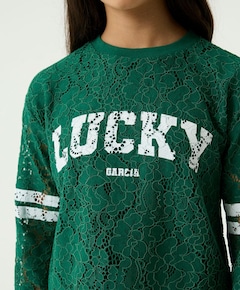 Meisjes longsleeve groen