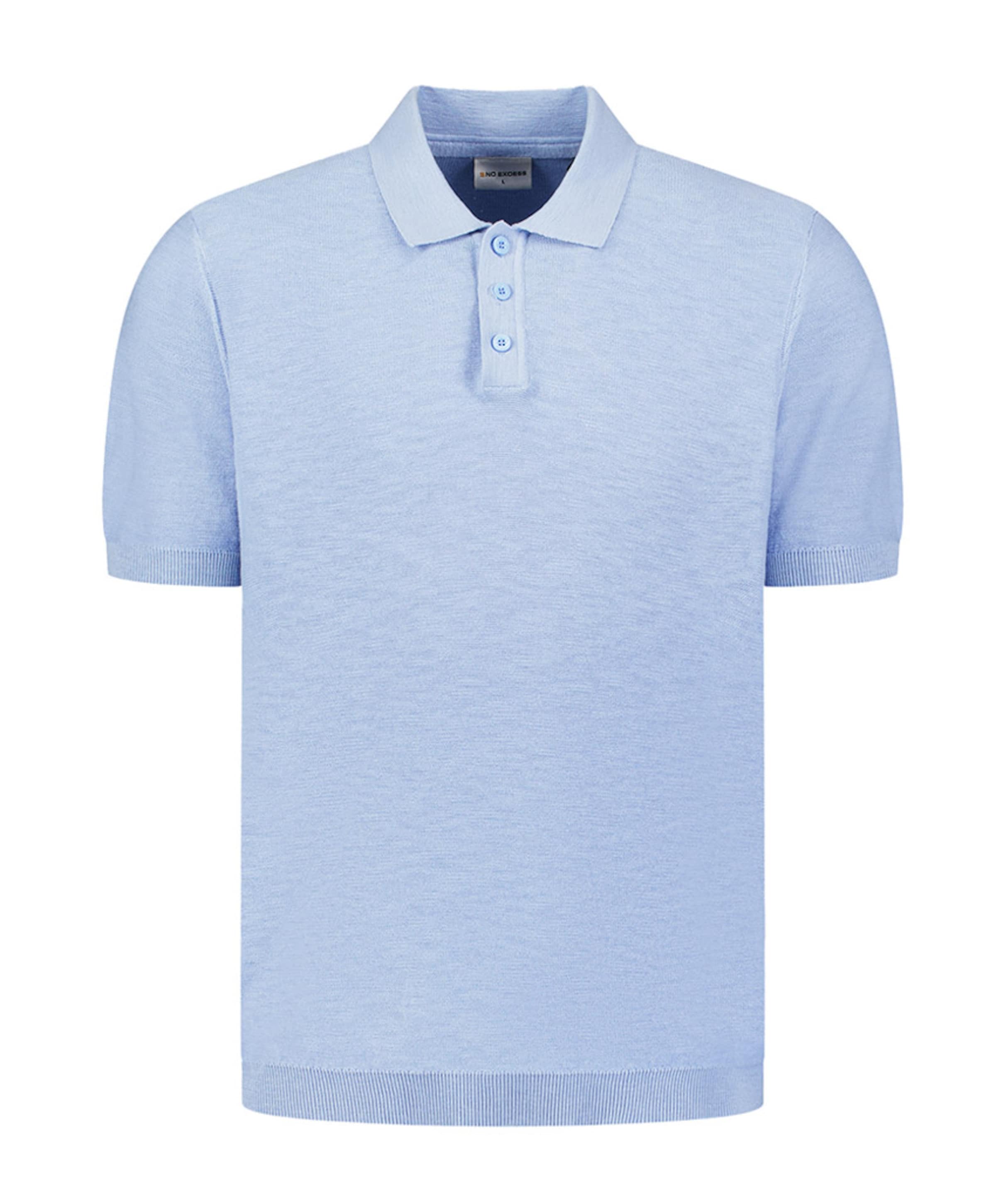 Heren polo blauw
