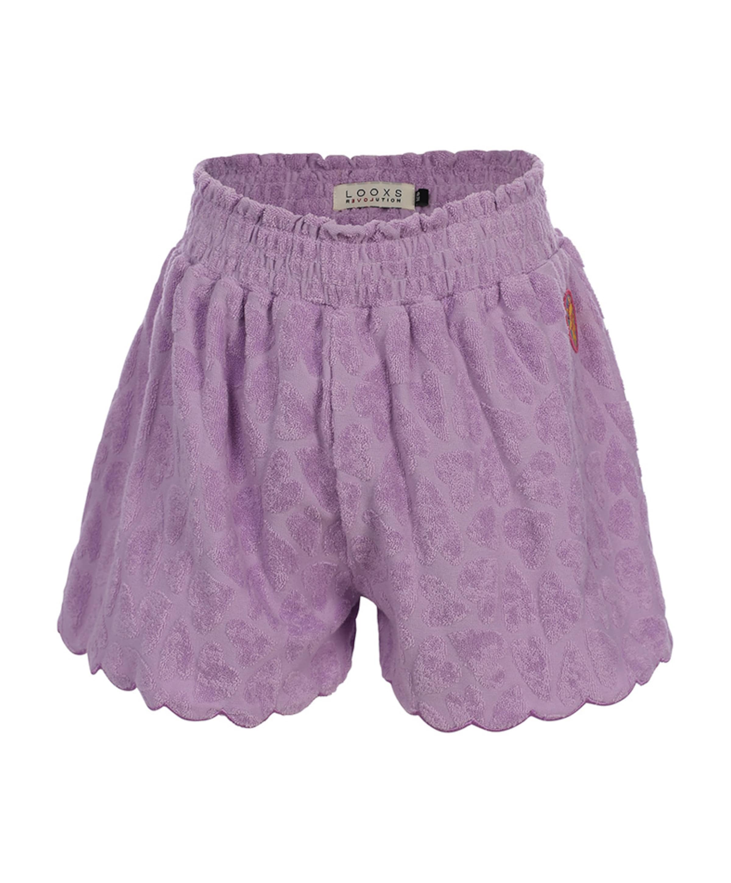 meisjes korte broek paars