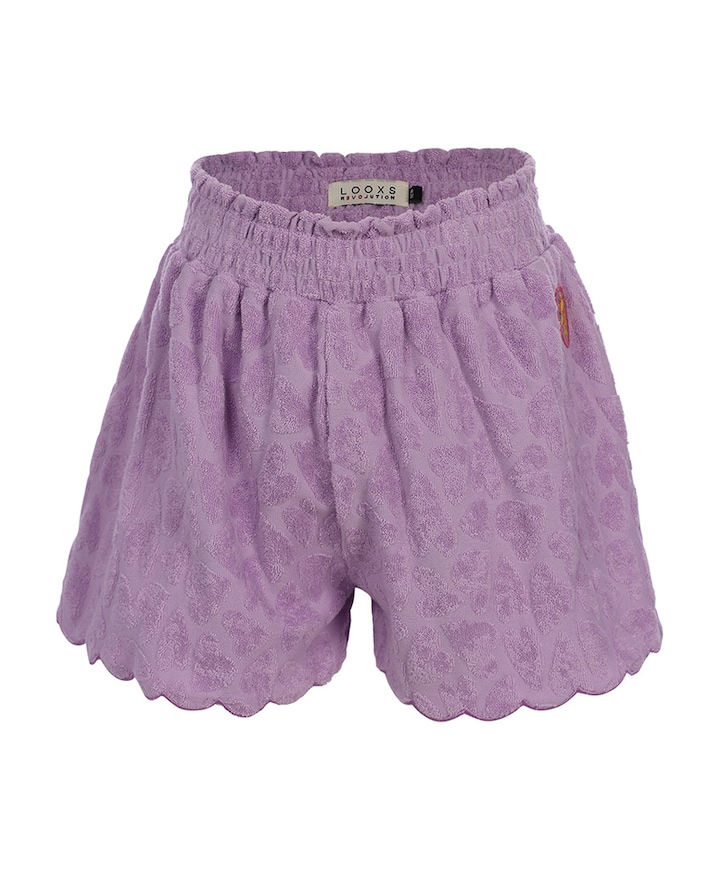 meisjes korte broek paars