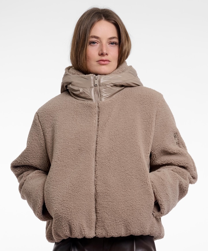 Dames jas beige