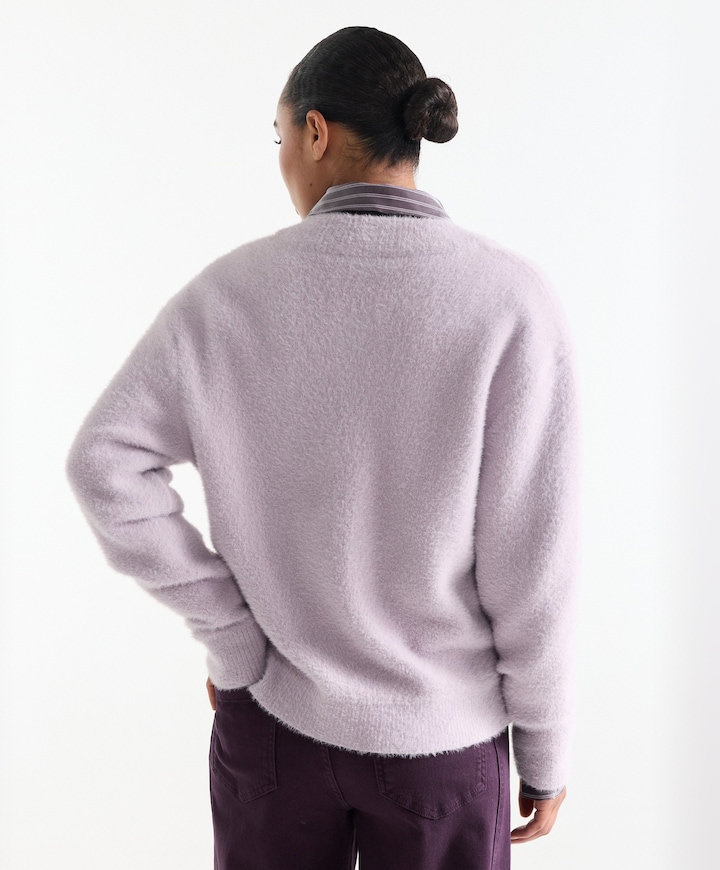 Dames vest paars