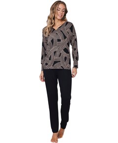 Dames pyjamaset zwart