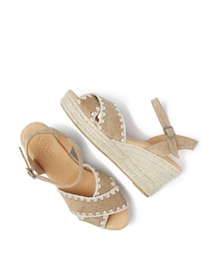 Luisa Ayla dames sandalets beige