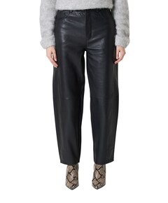 Fenne Leather dames broek zwart