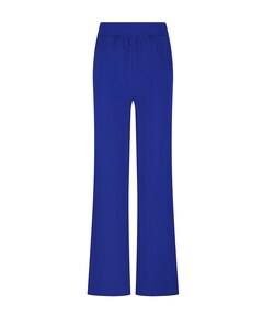 Structured Wide-Leg dames broek blauw