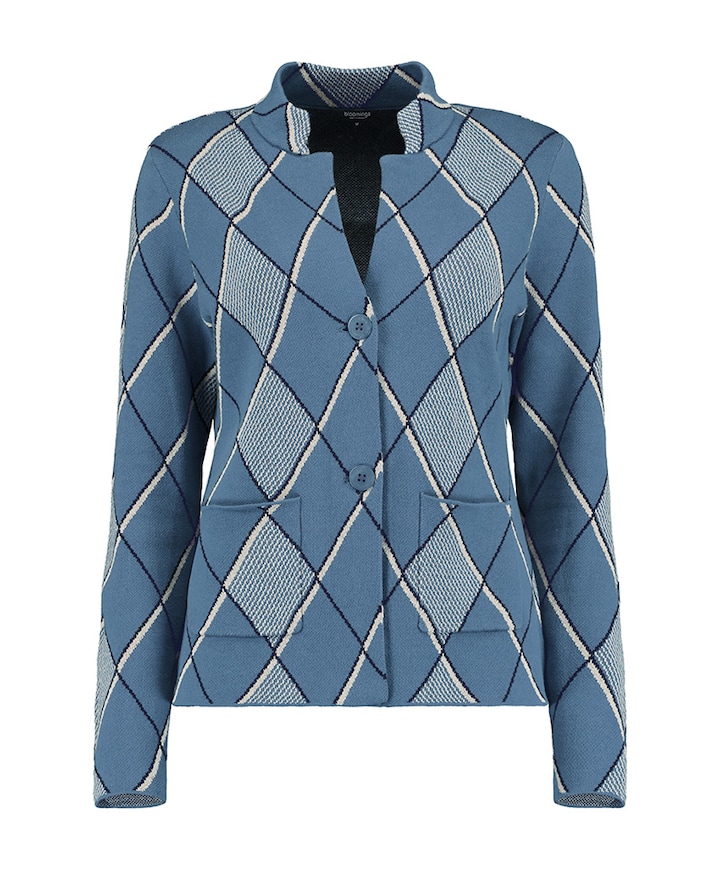 Dames blazer blauw