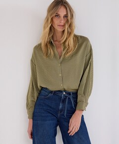 Dames blouse groen