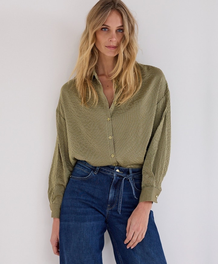 Dames blouse groen