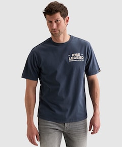 Heren T-shirt blauw