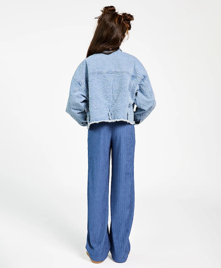 Meisjes spijkerjas blauw