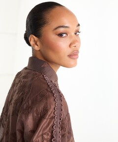 Dames blouse bruin