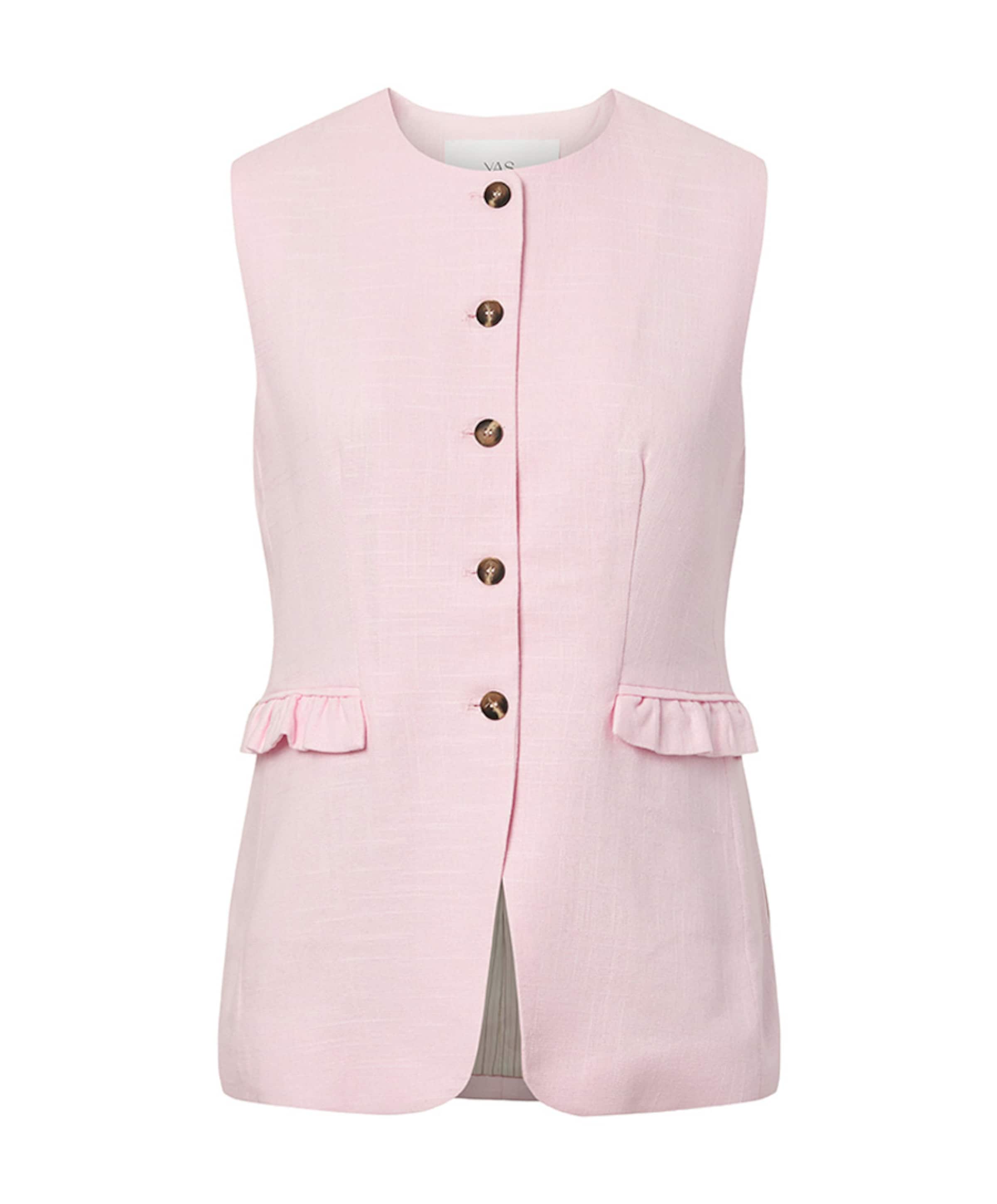 Dames gilet roze