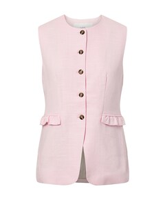 Dames gilet roze