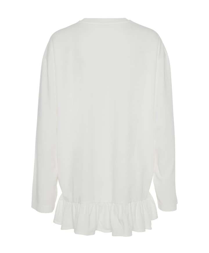 Dames longsleeve wit