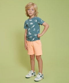 Short jongens korte broek oranje