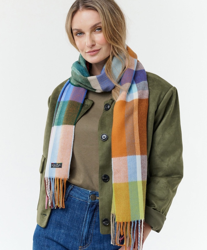 Dames sjaal multicolor