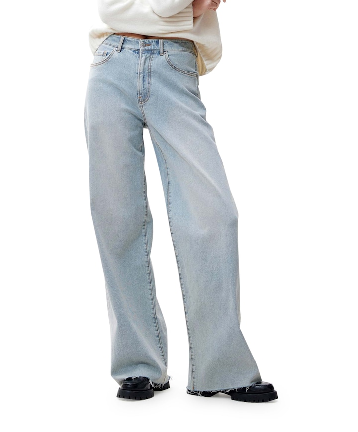 Loose fit jeans blauw