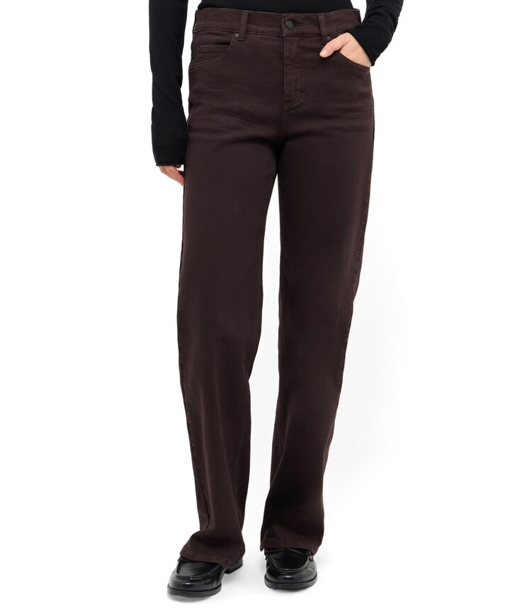 LARA dames jeans bruin