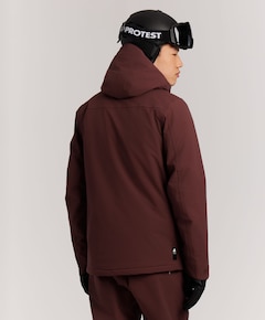 Heren ski-jas rood