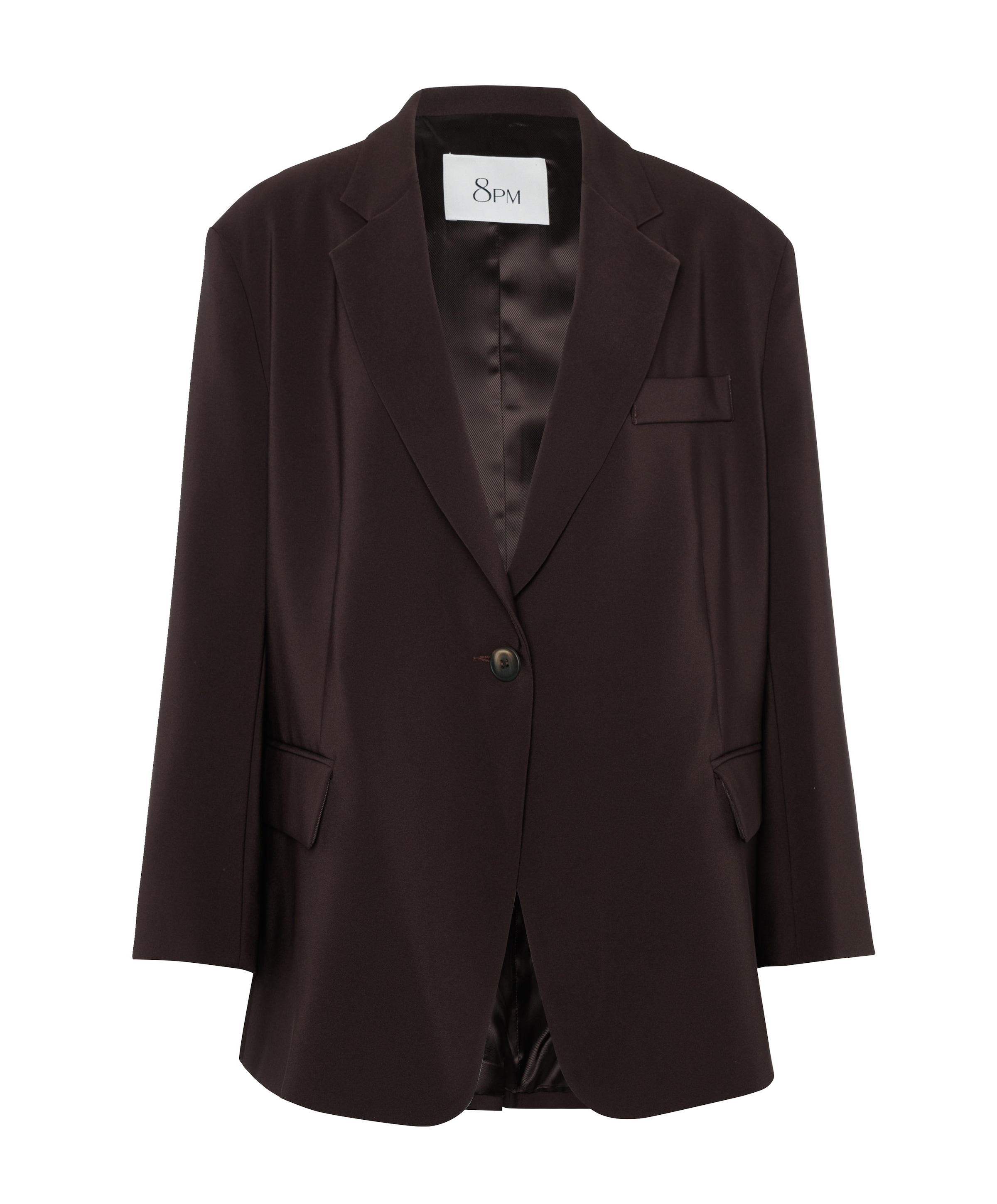 Dames blazer bruin