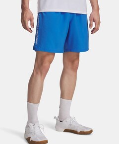 Ua Woven Wdmk short blauw