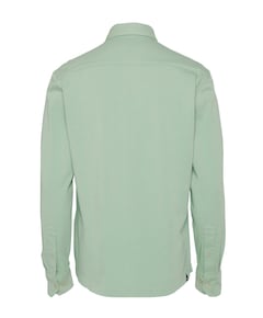 Heren overhemd lange mouw groen