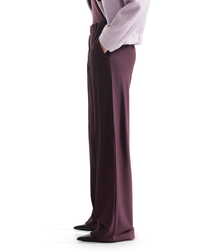 ALEID HVM 404 wide leg dames broek paars