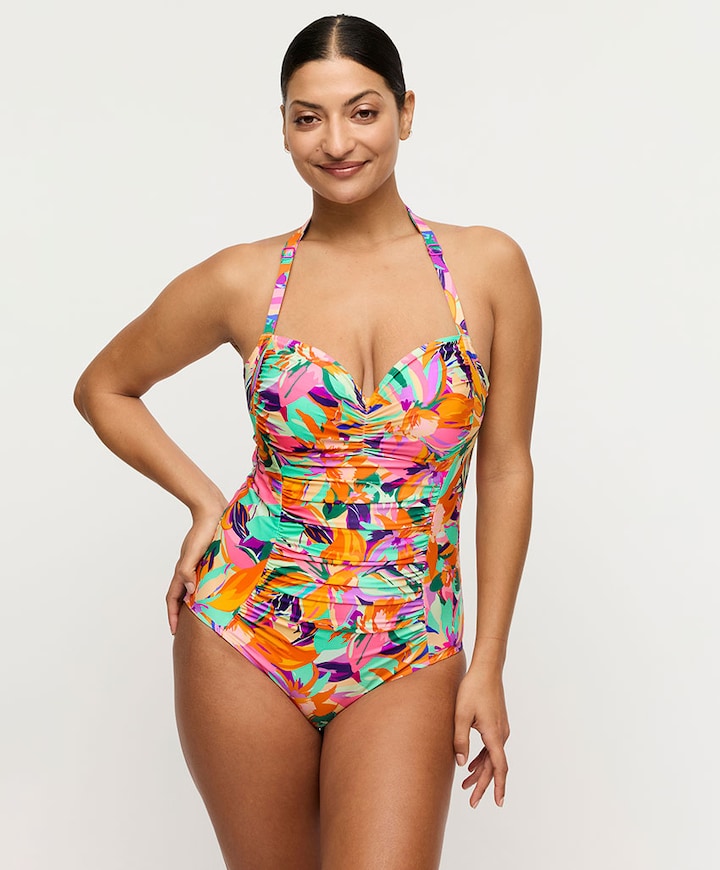 Dames badpak multicolor