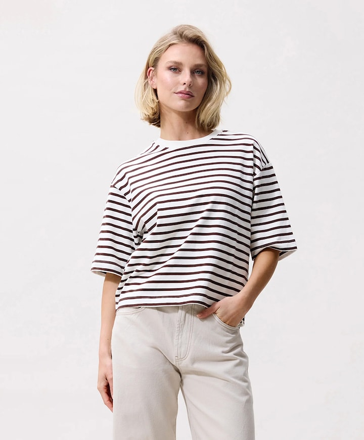 Dames T-shirt ecru