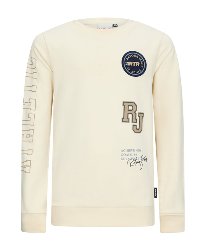 Jongens sweater ecru