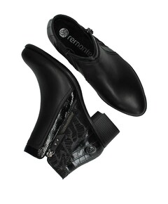 dames enkellaarzen zwart