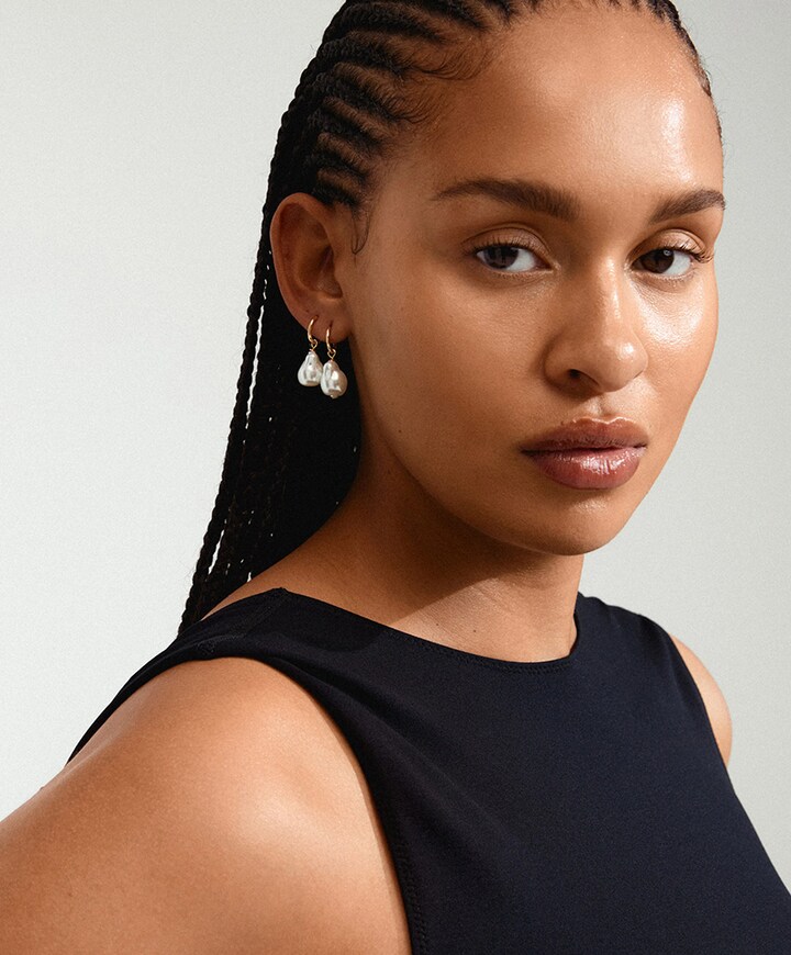 Dames oorbellen goud