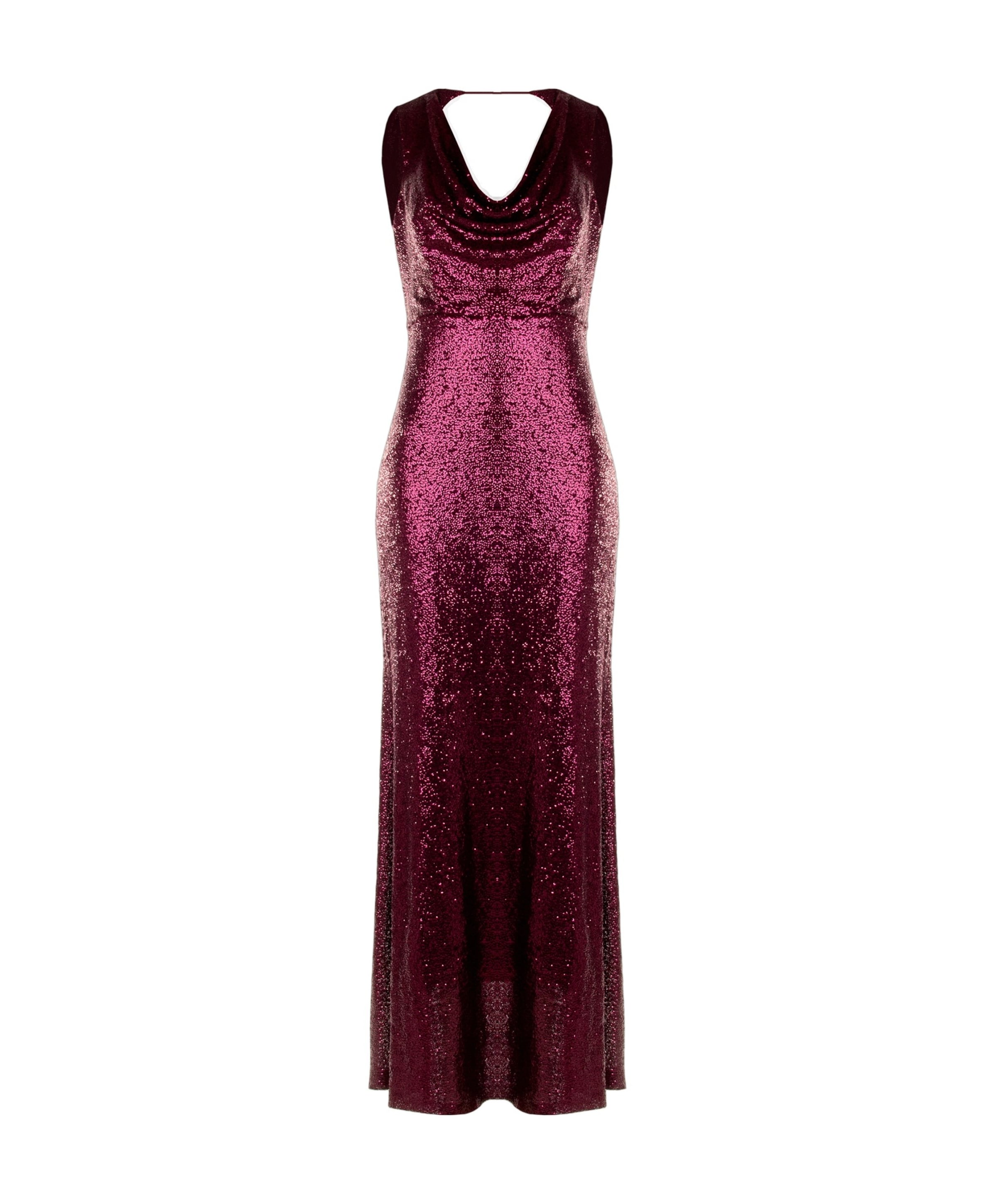 Dames jurk bordeaux