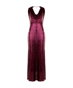 Dames jurk bordeaux