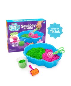 Playfoam pluffle sensory station
