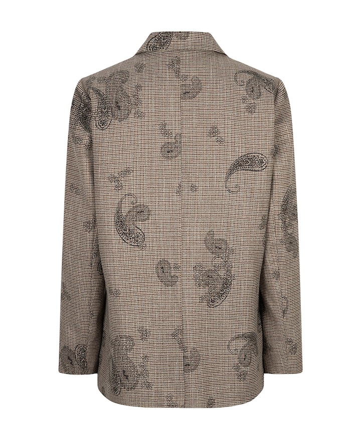 Dames blazer bruin