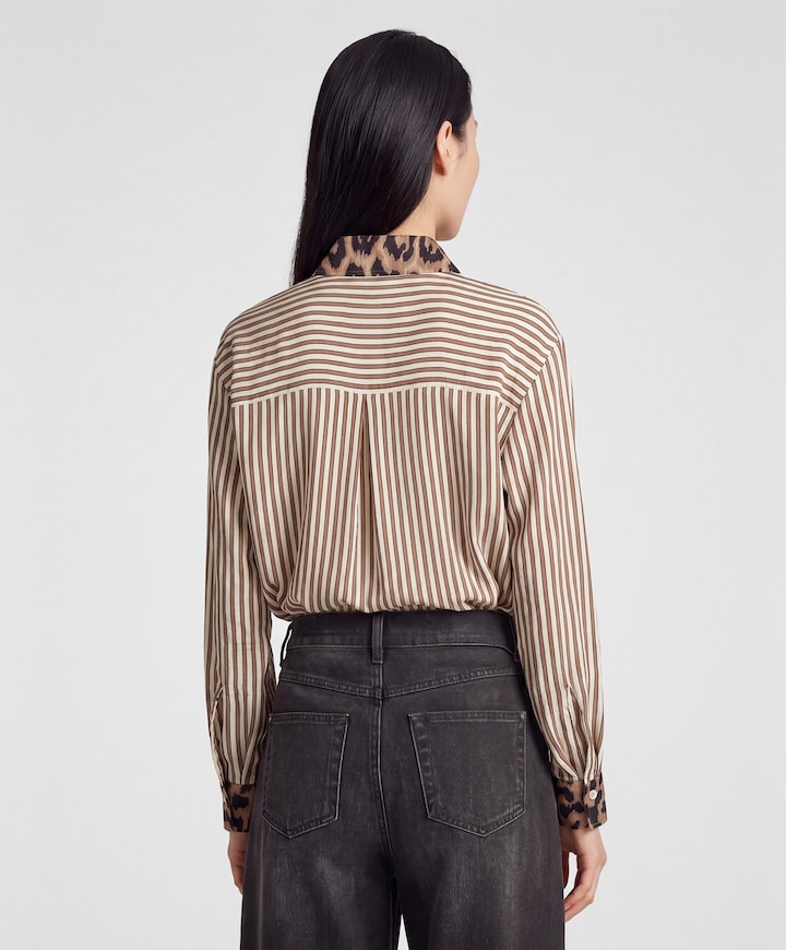 Dames blouse beige