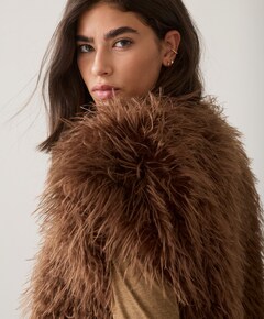Dames gilet bruin