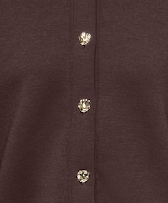 Dames vest bruin