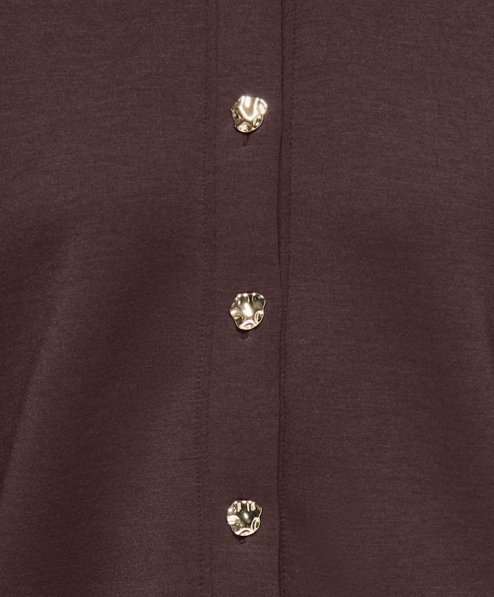 Dames vest bruin