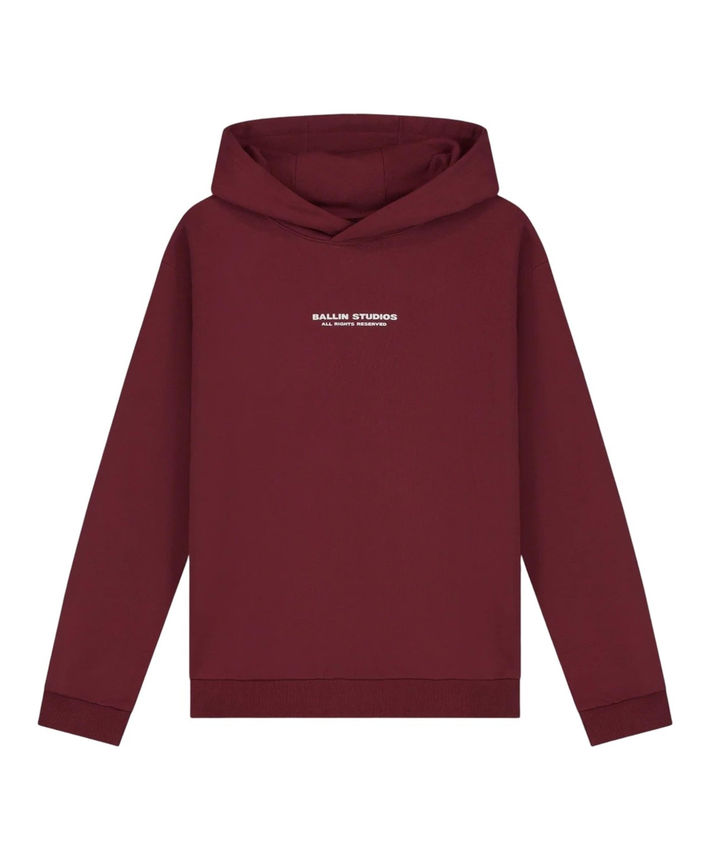 Jongens hoodie bordeaux