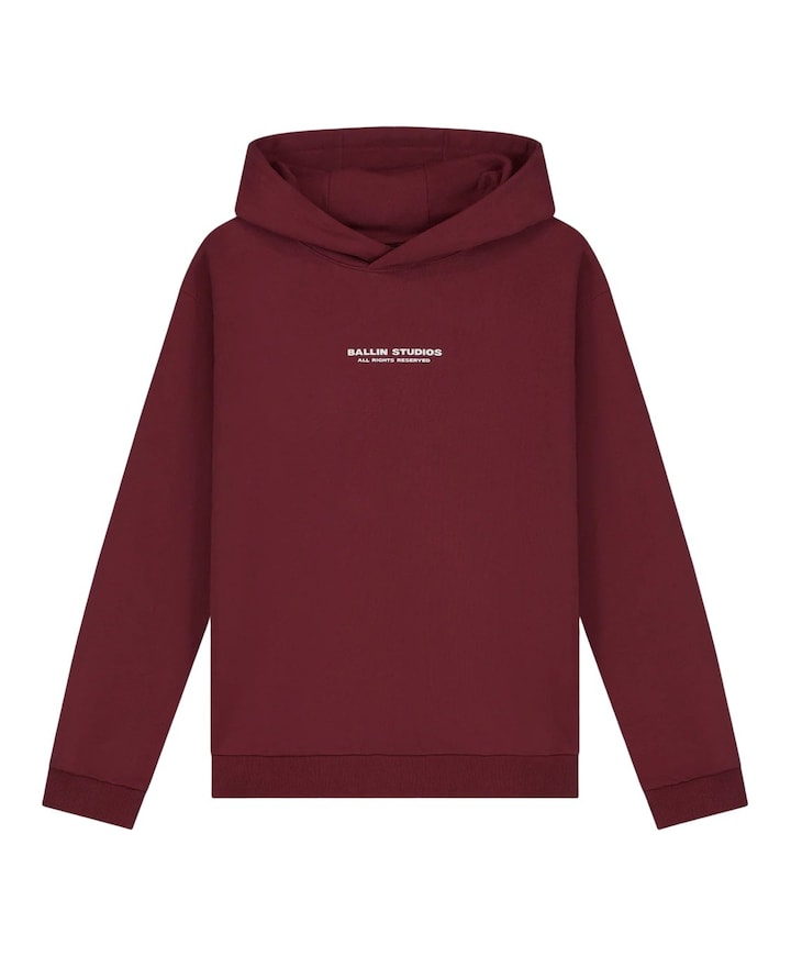 Jongens hoodie bordeaux