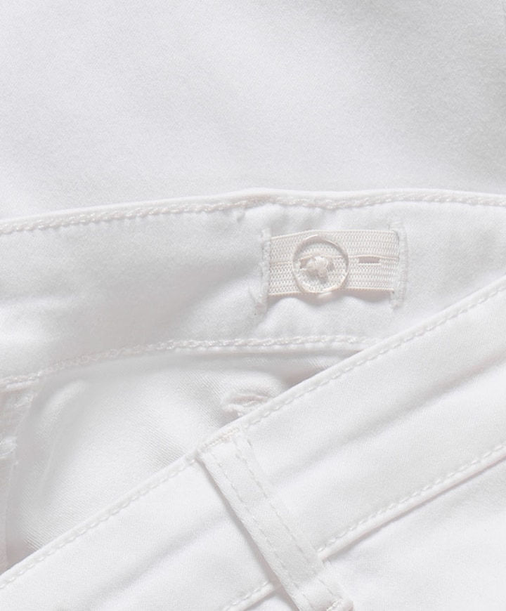 KOGSYLVIE CLEAN WIDE LEG WHITE PIM meisjes broek wit